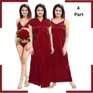 4 Part Nighty Maroon