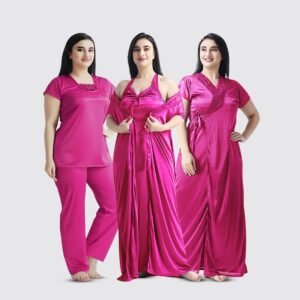 4 Part Premium Nightwear Combo (Misty)